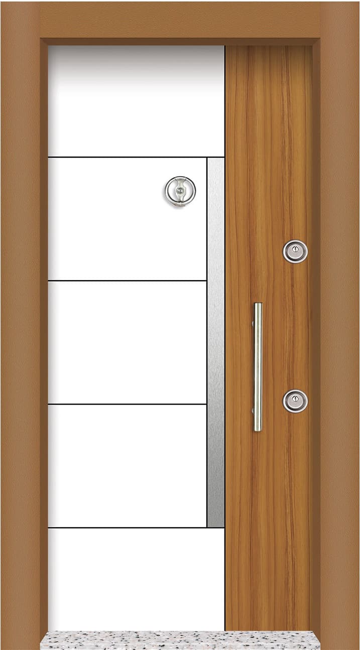 White Exterior Door