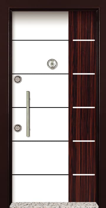 White Exterior Door Models