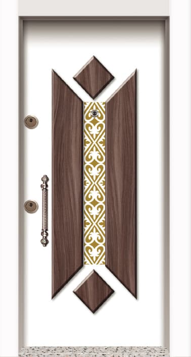 White Color Steel Door