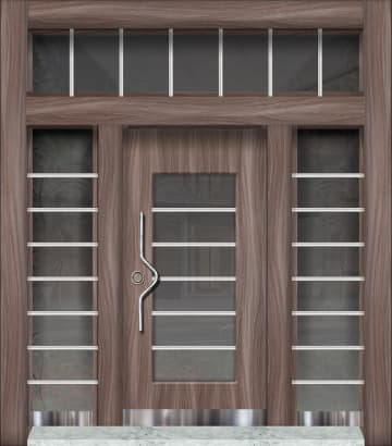 Two Section Single Wing Outdoor Door -MRT-1002