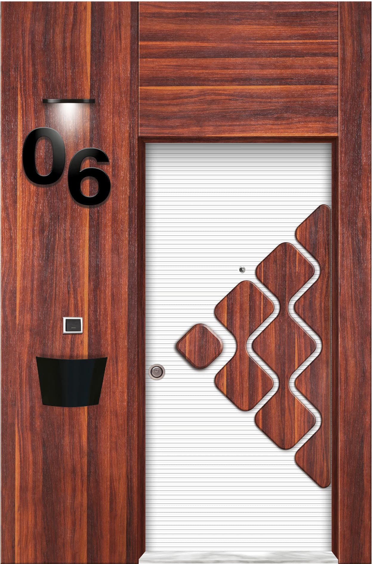 Building Exterior Steel Door Model BRG-1205