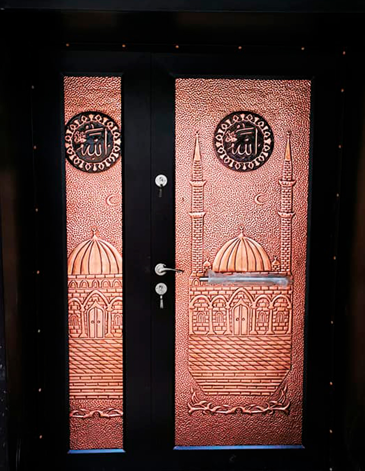 Modern Bronze Mosque Door