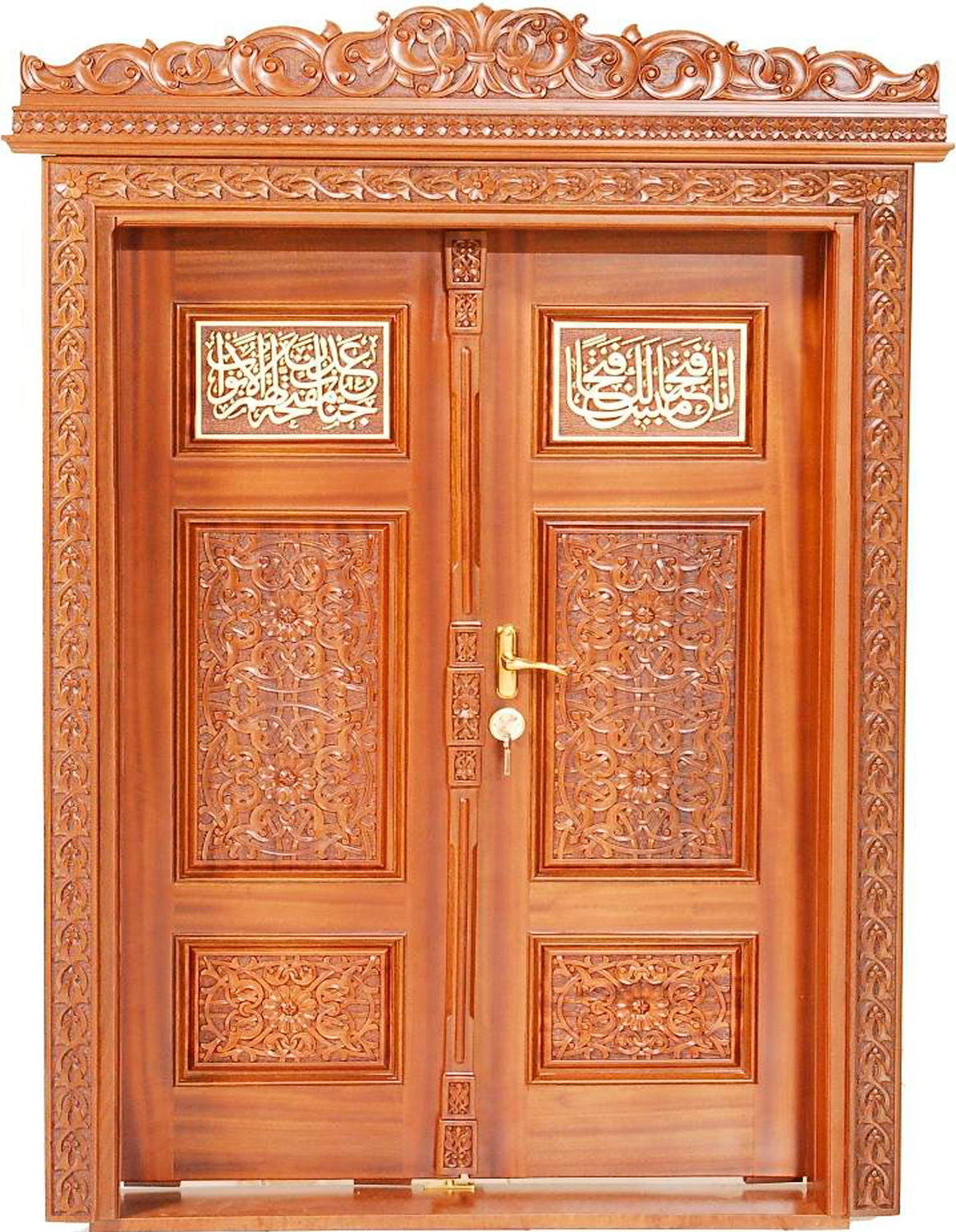 Lüks Ahşap Oyma Cami Kapısı