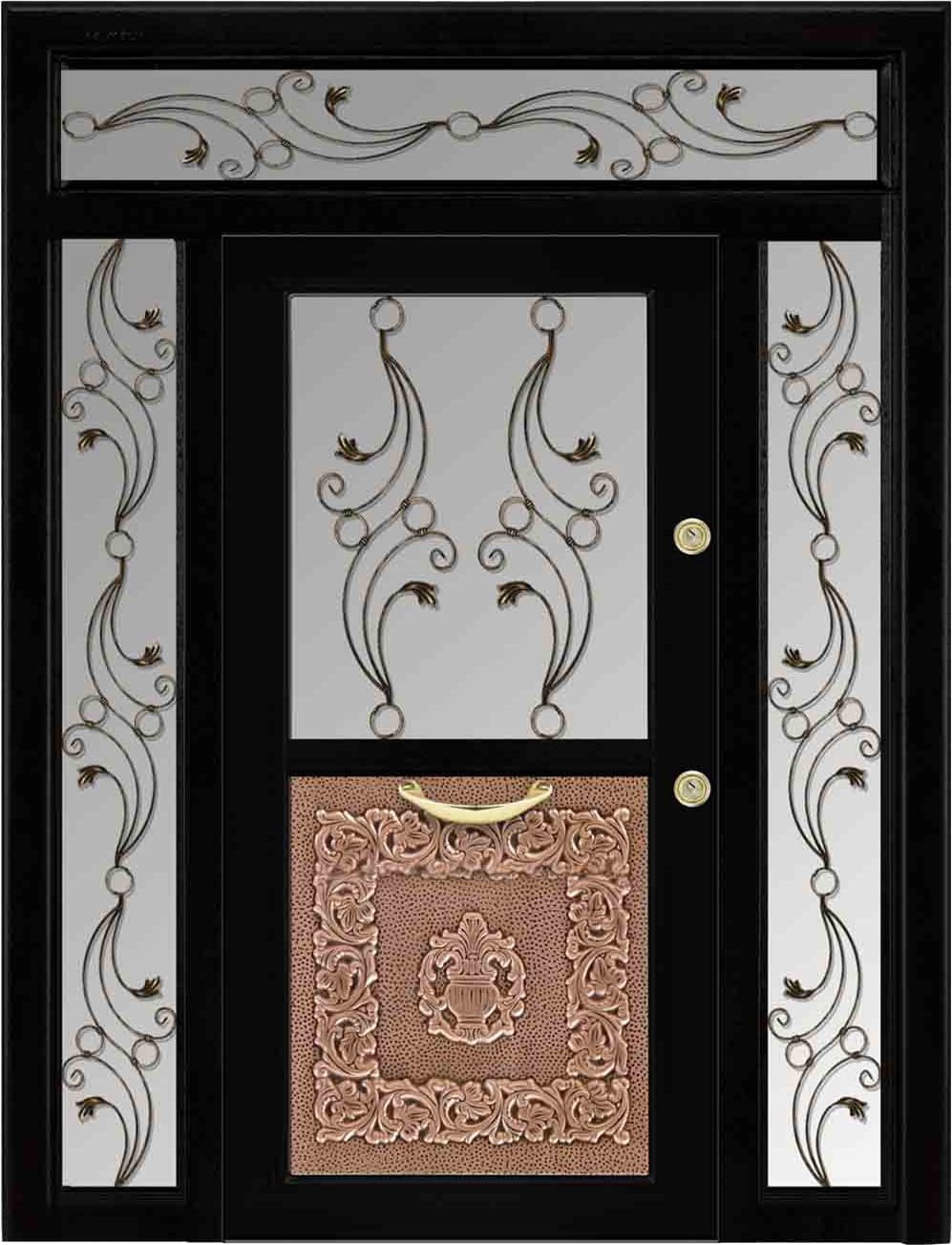 Glass Steel Villa Door Price