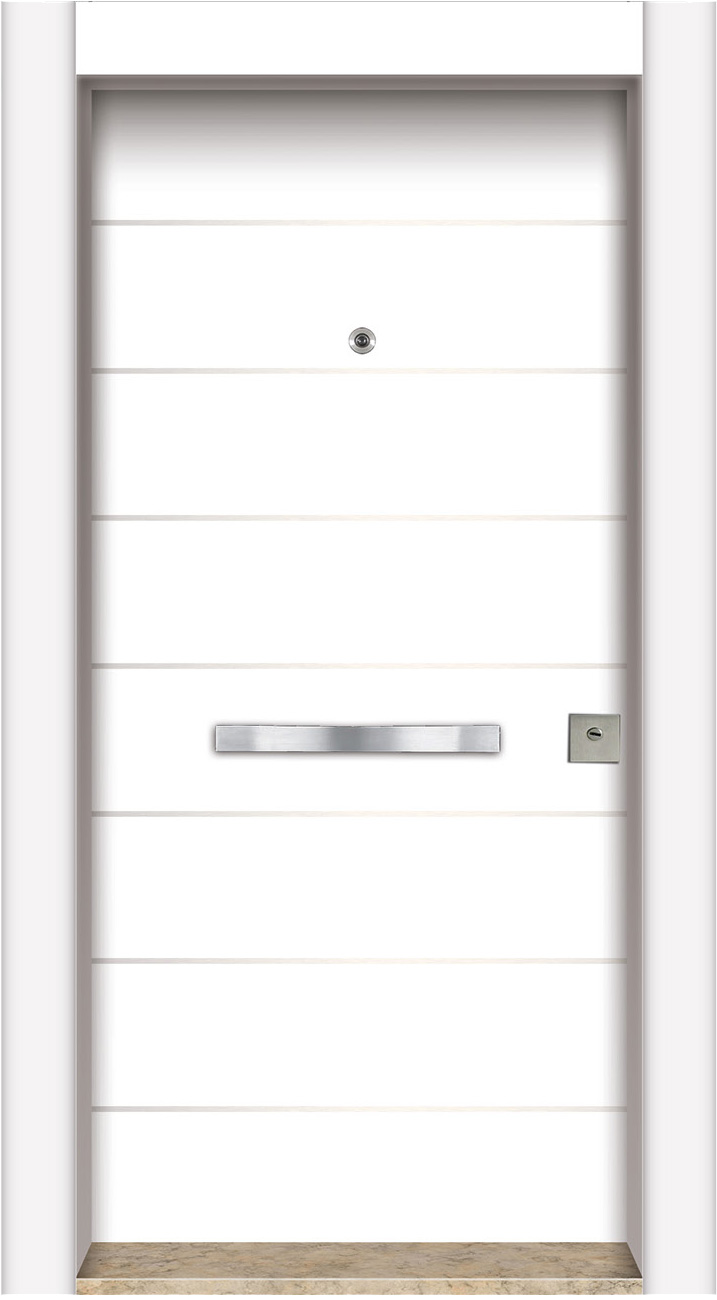 Steel Door White