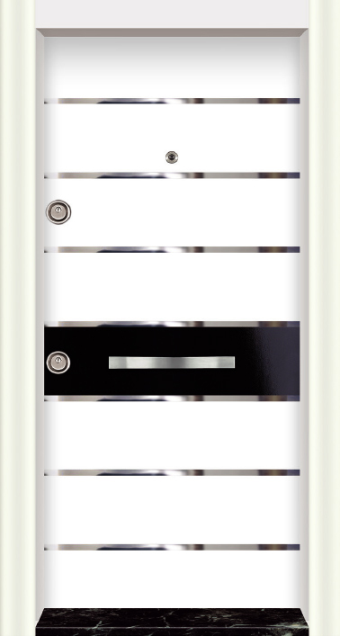 Steel Door Model White