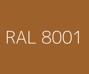 RAL 8001 RAL 8001
