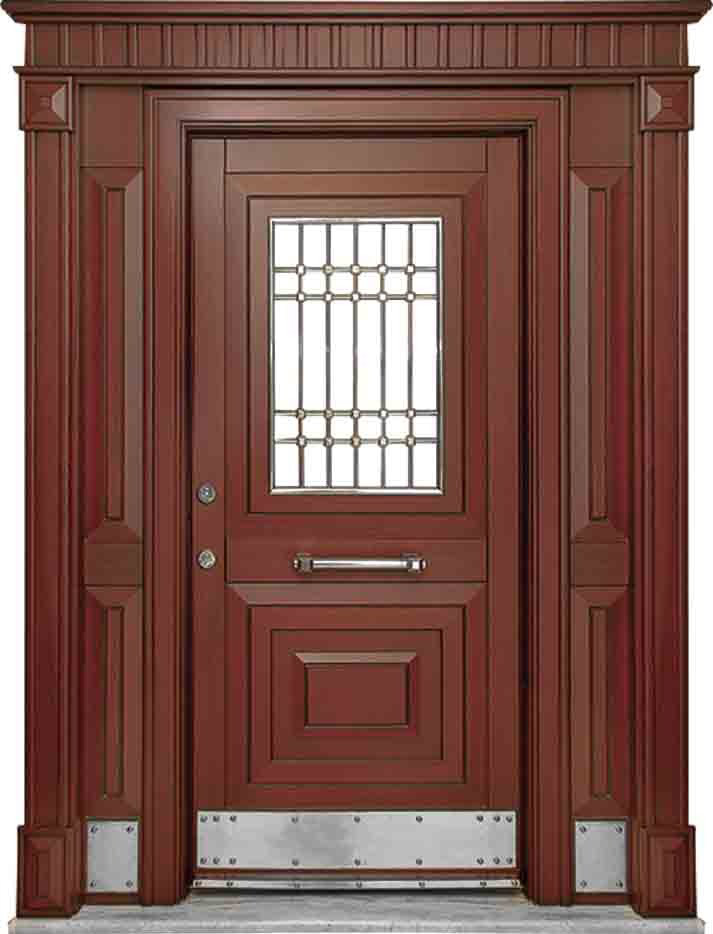 Steel Door Villa Dark Brown