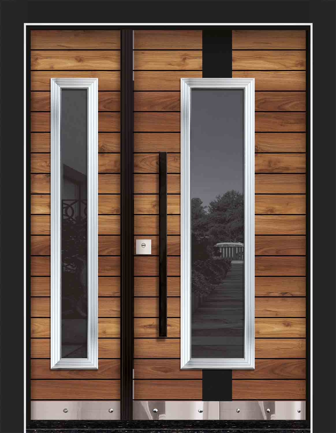 Steel Villa Door with Glass