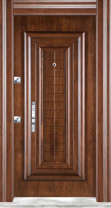 walnut steel door BRG-107