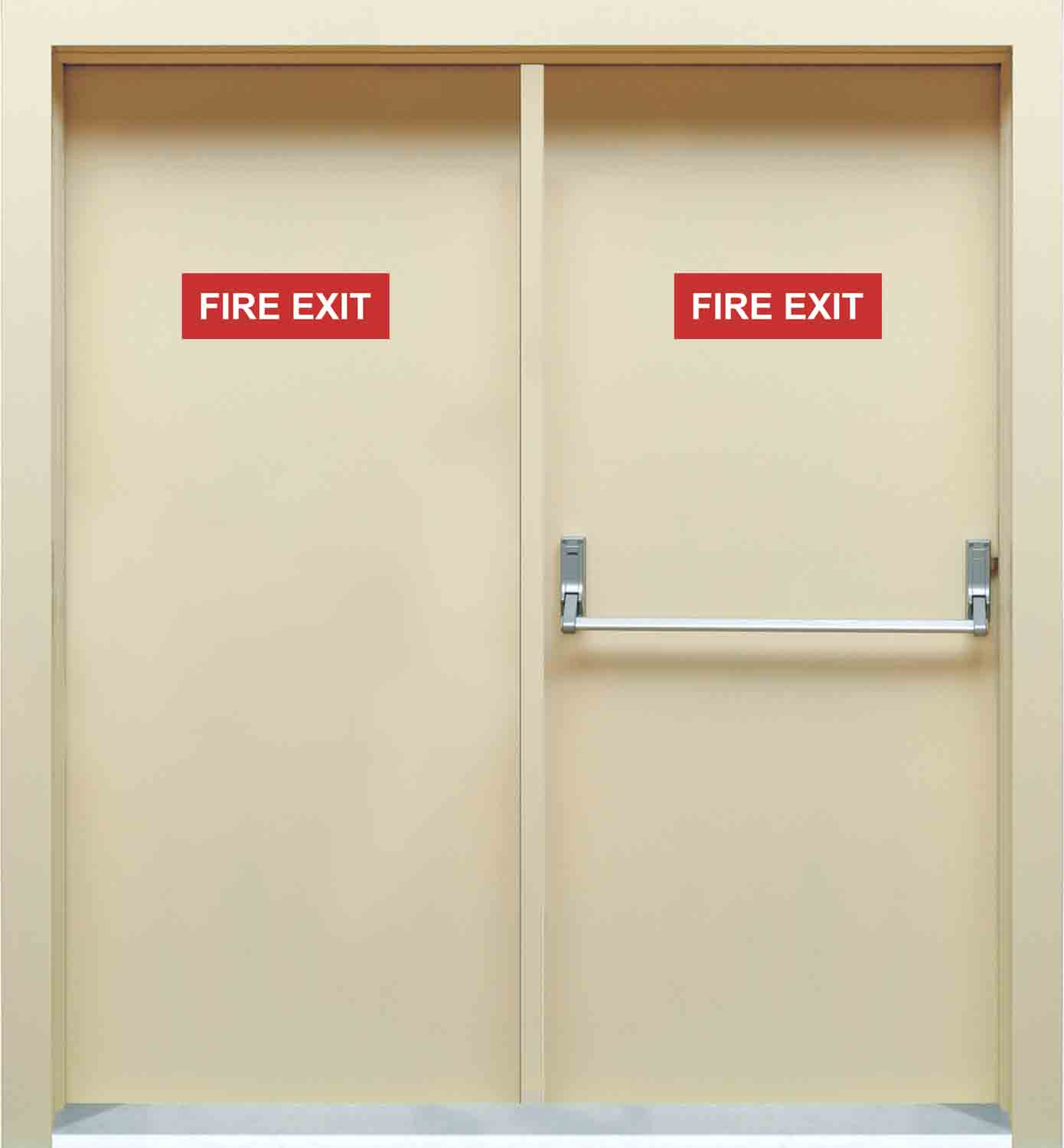 double leaf fire door