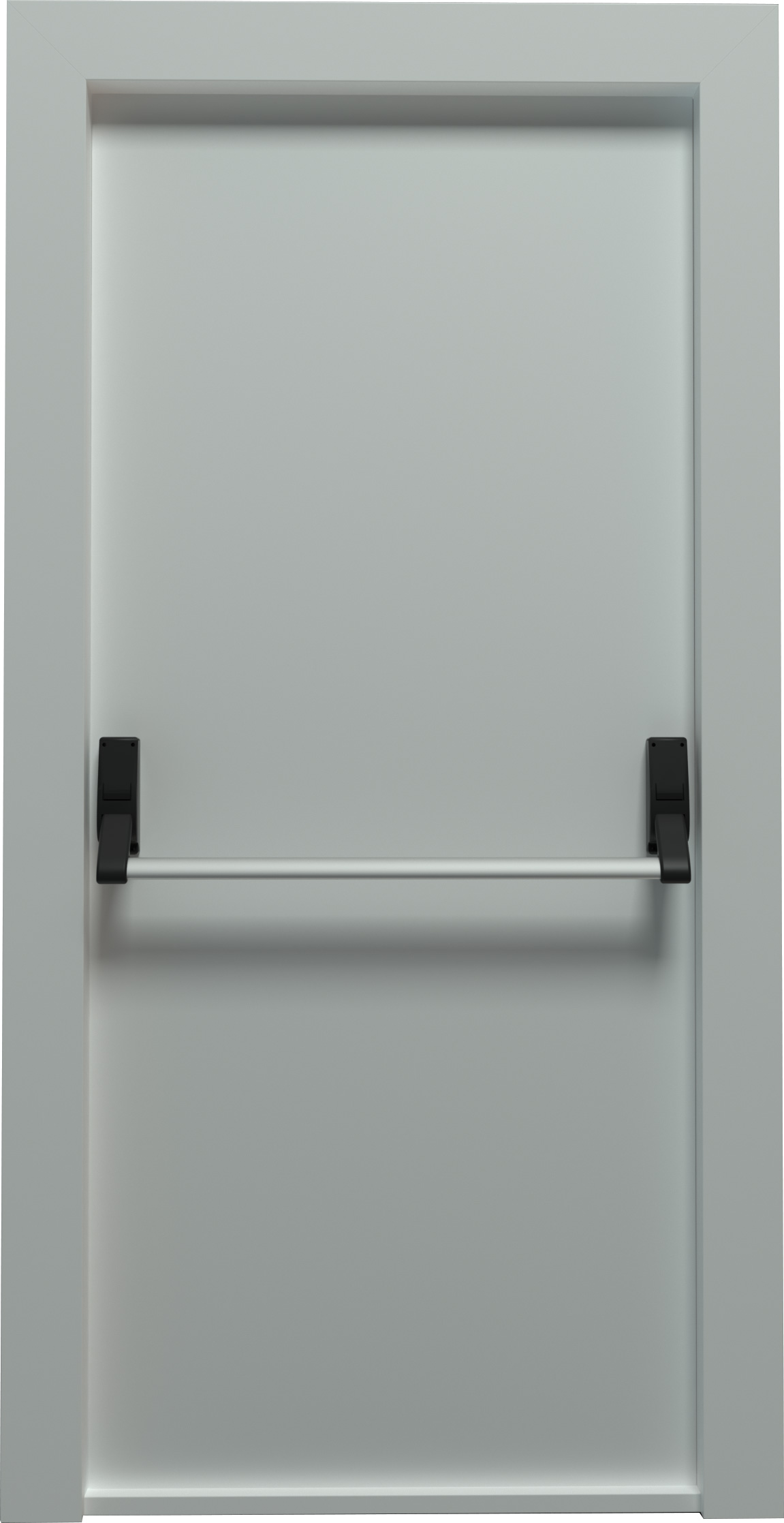 fire door with panic bar-1