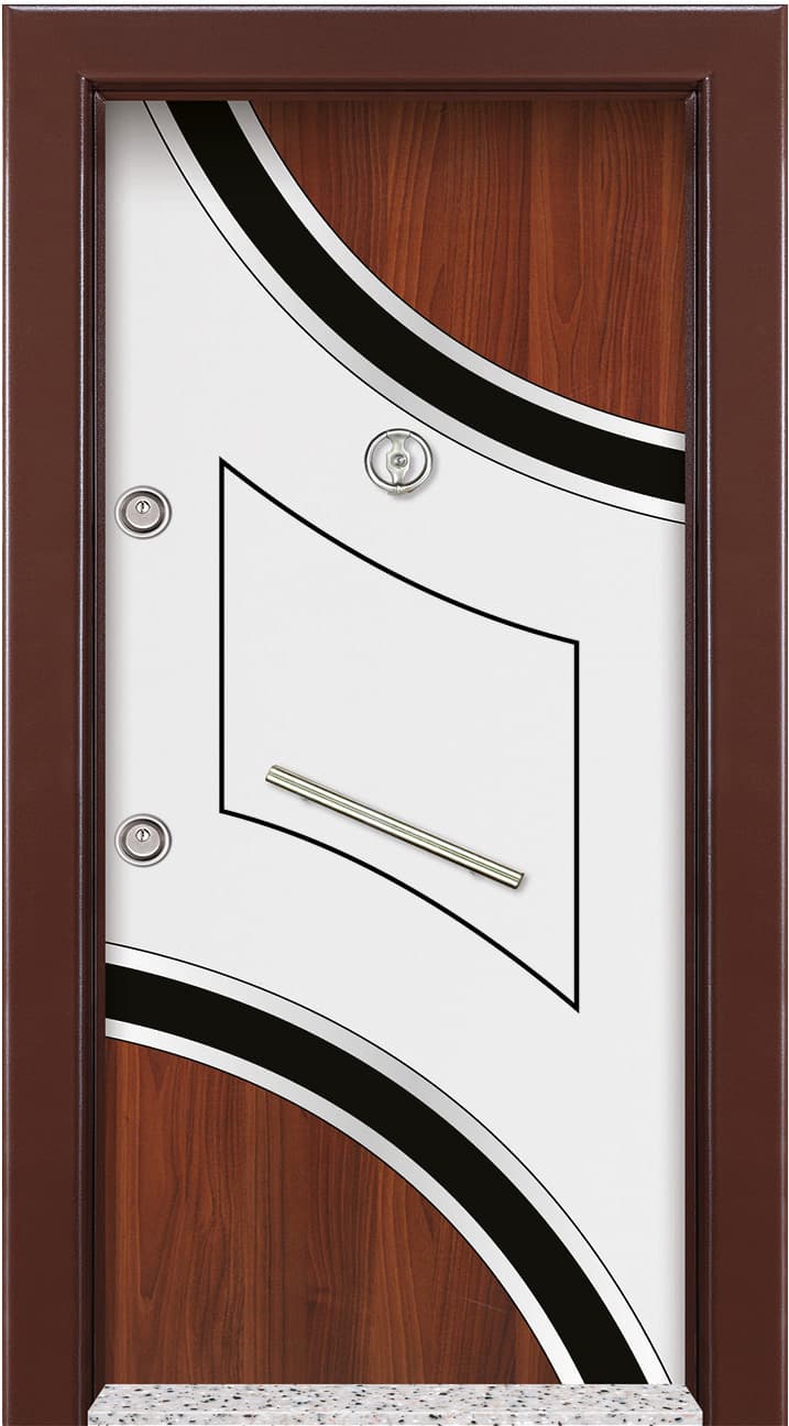 two-tone exterior door models-BRG-809