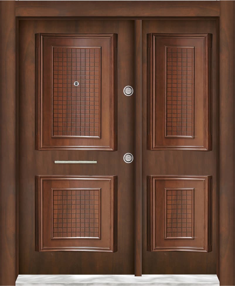 Brown Villa Entrance Door