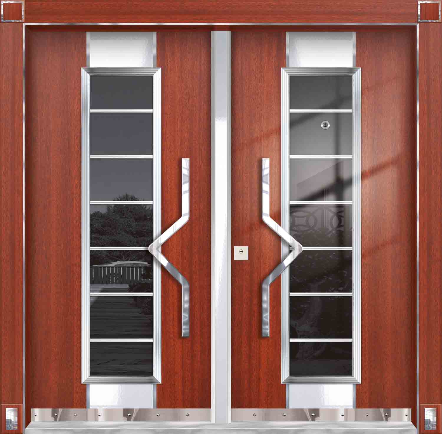 Red Exterior Door Models