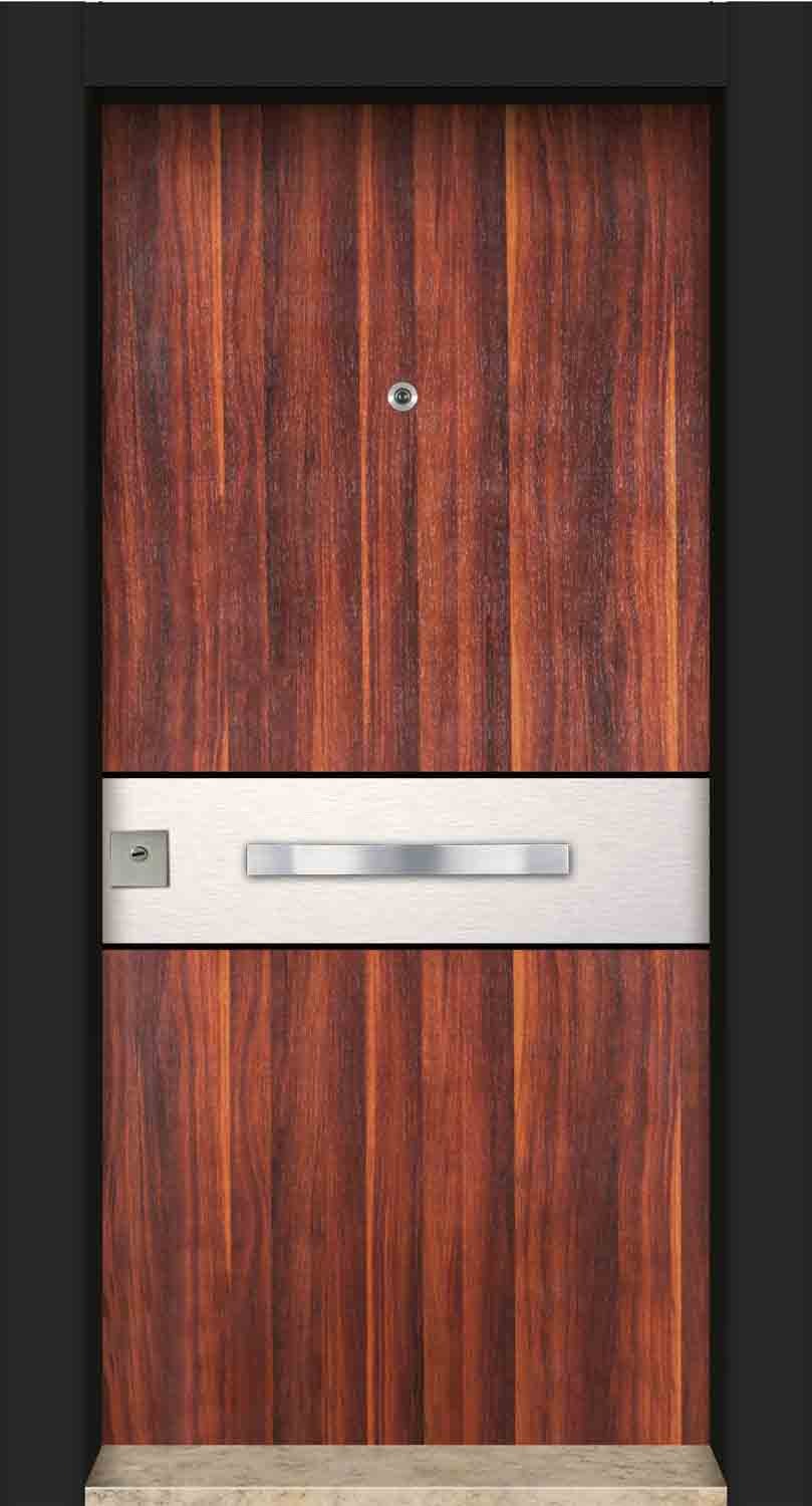 Red Composite Steel Door