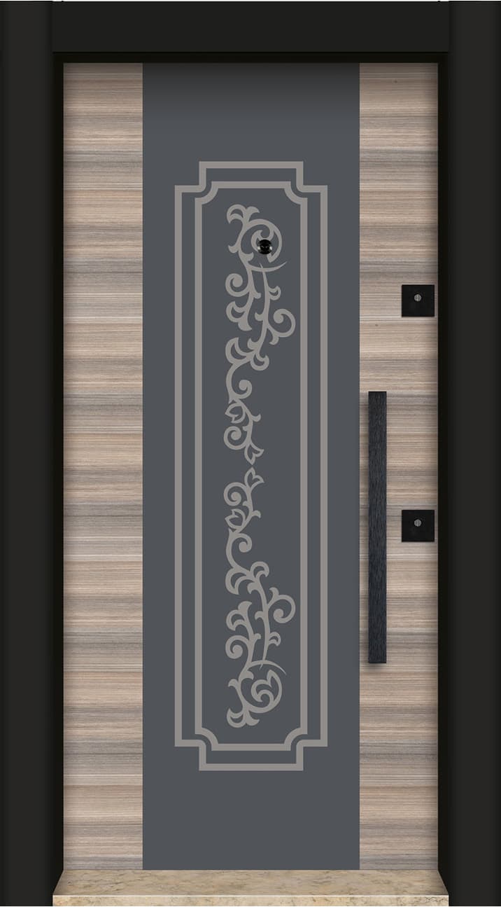 باب الحديد الرسم بالليزر- BRG-504