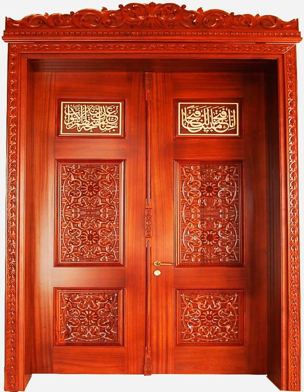 Luxury Wood Carved Mosque Door