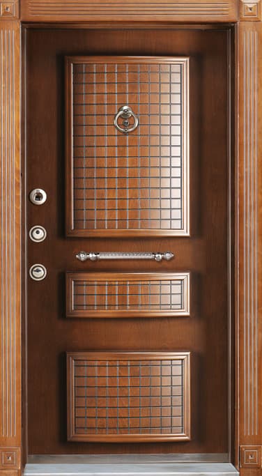 Wooden Look Steel Door