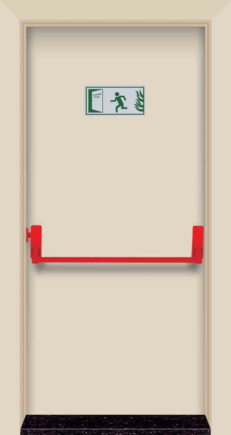 fire door prices with panic bar-1