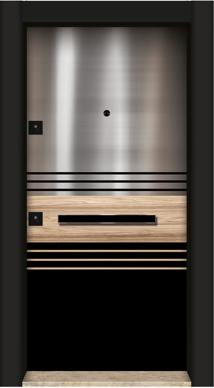 illustrated steel door-BRG-707