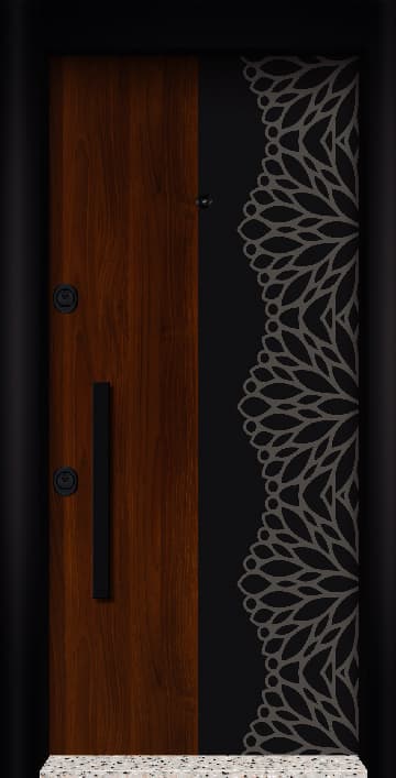 Black Exterior Door Model