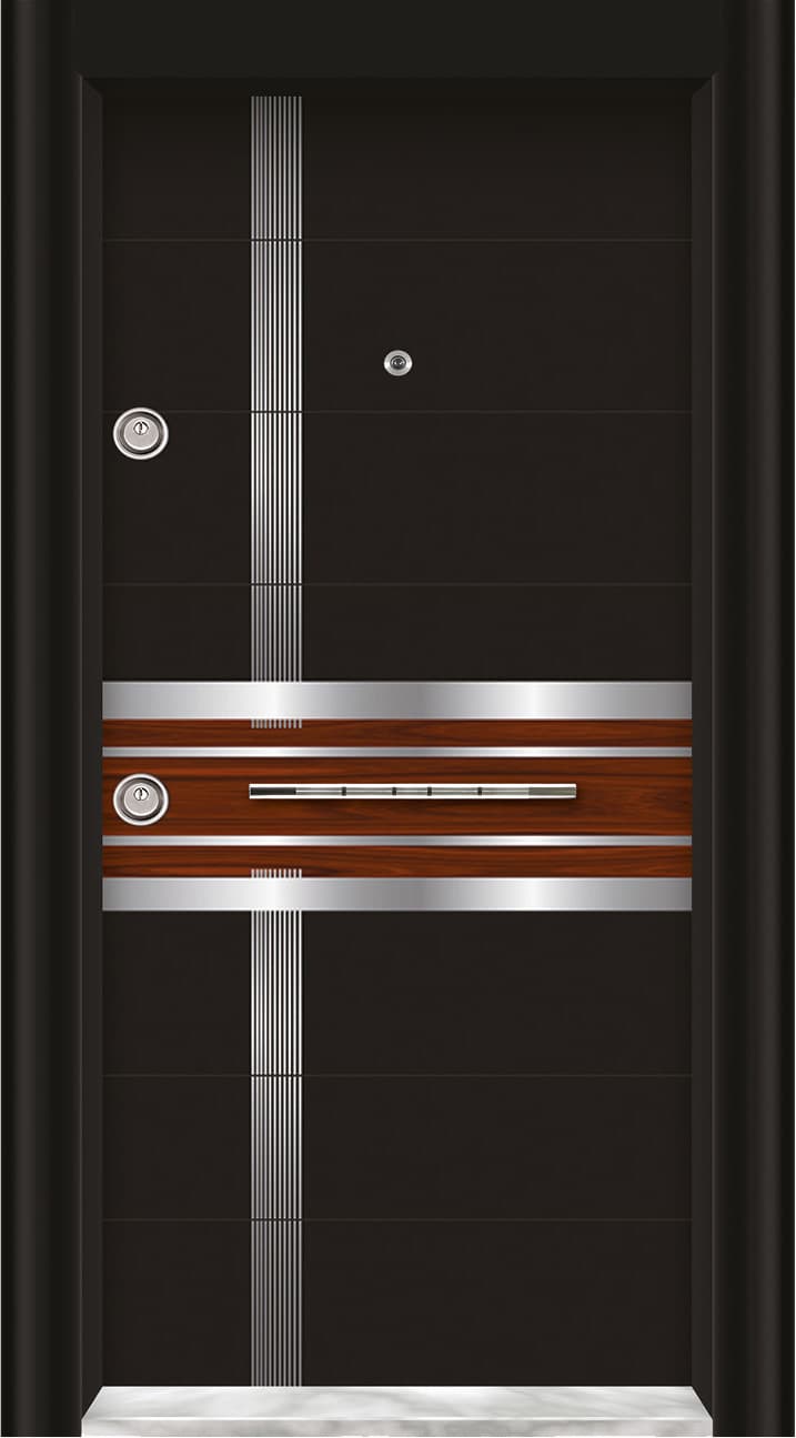 Black Ultralam Steel Door