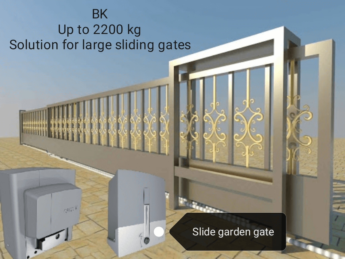 Slide Garden Gate