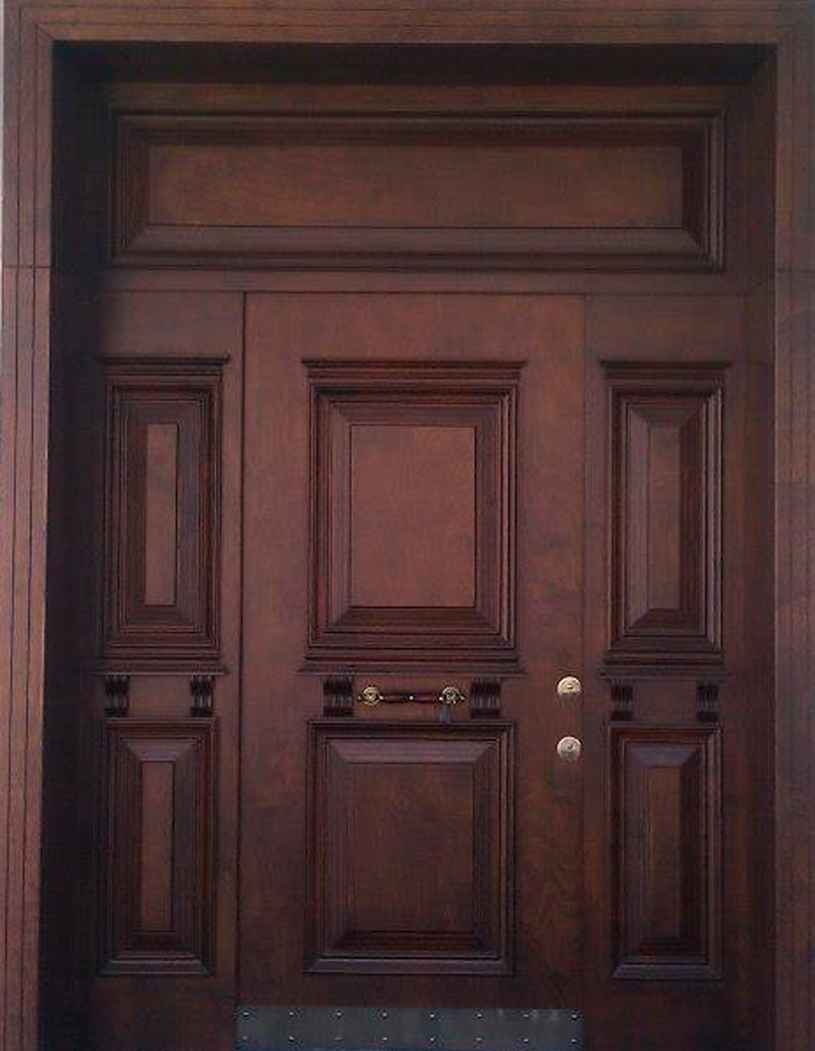 Beautiful Single Wood Carved Mosque Door