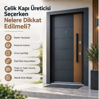 Çelik Kapı Üreticisi Seçerken Nelere Dikkat Edilmeli