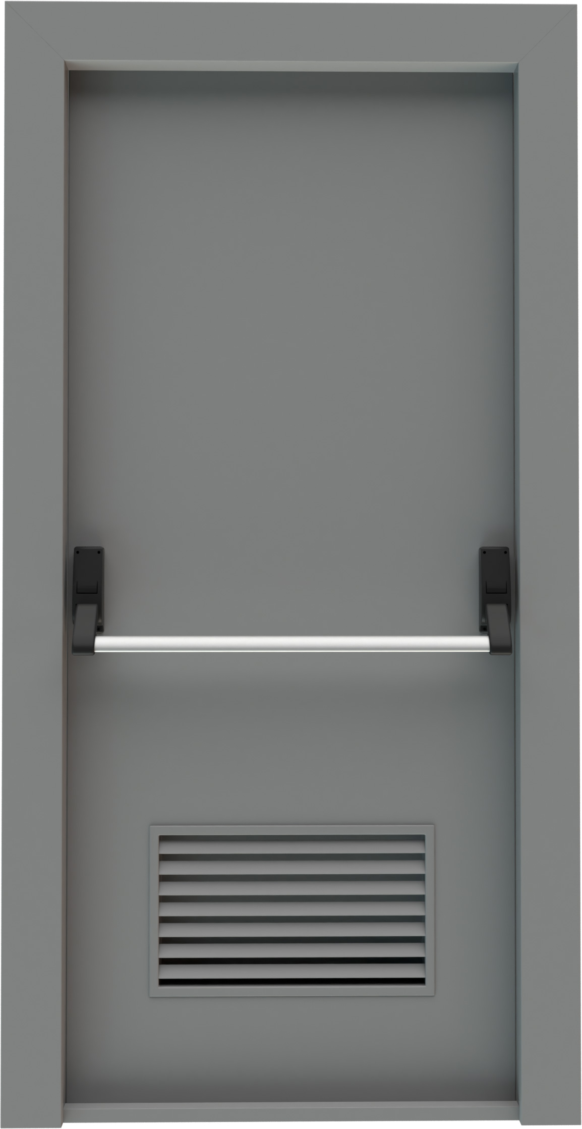 fire door prices with panic bar-2