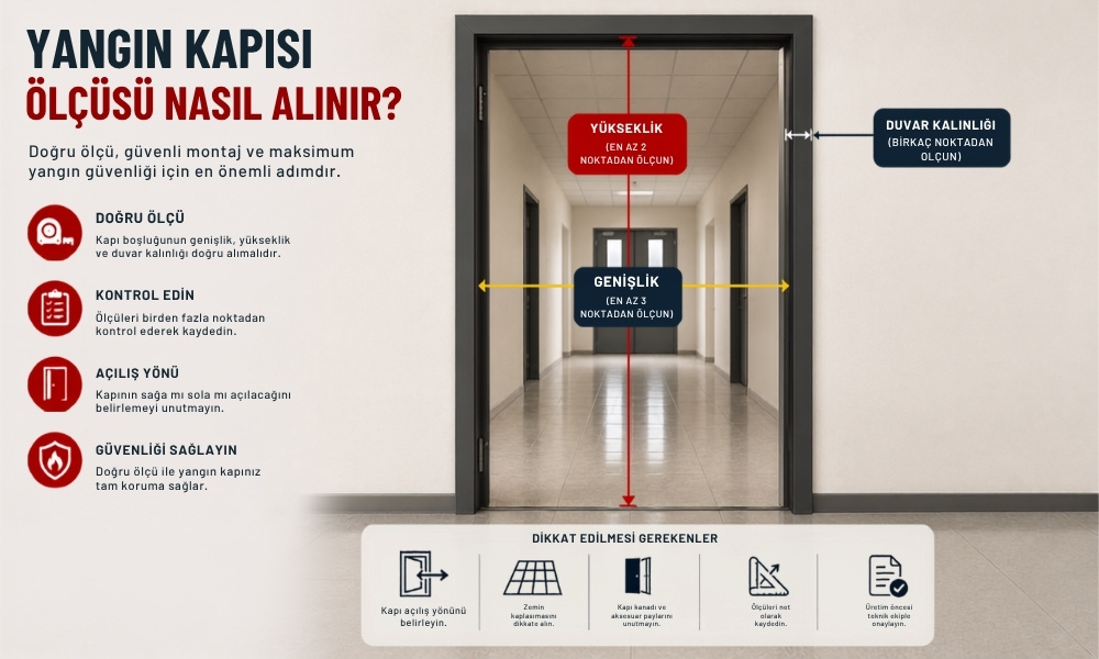 Yangın Kapısı Ölçüsü Nasıl Alınır?